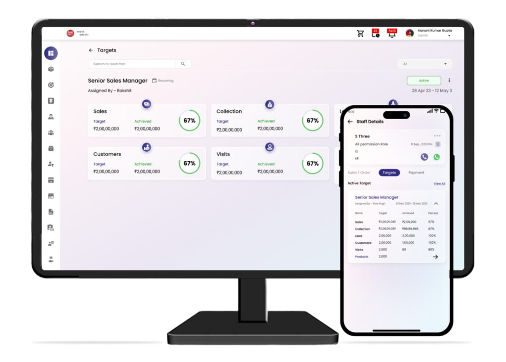 Field sales tracking software